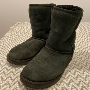 UGG Women’s Classic II Short Boots – Black – Size 10